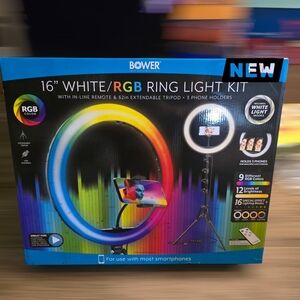 Bower 16" RGB Ring Light Kit with Remote